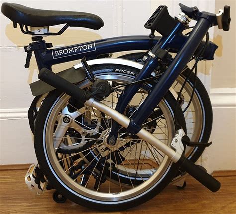 Brompton S3L Tempest Blue Folding Bikes 4U Folding Bikes 4U