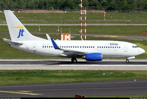 OY JTY Jet Time Boeing 737 7Q8 WL Photo By Richard Dragon ID 951563