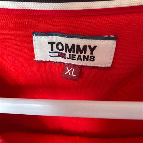 Tommy Jeans Jumper Size Xl Worn Only At Home Depop