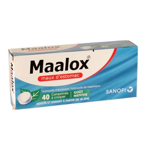 Maalox Maux D Estomac Comprim S Croquer Nom De La Pharmacie