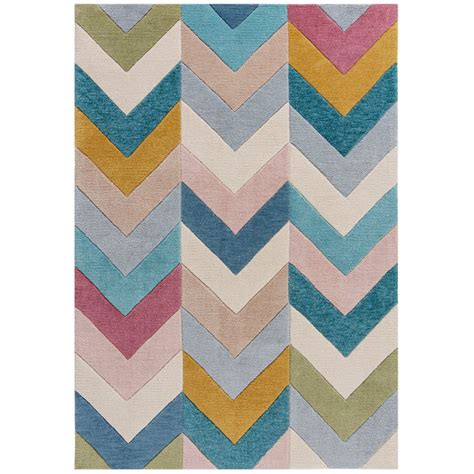 Tapis Haut De Gamme Classique Multicolore Chroma Multi En Pure Laine