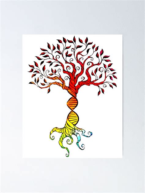 "Dna Tree Of Life - biology tree" Poster for Sale by SkArtGallery ...