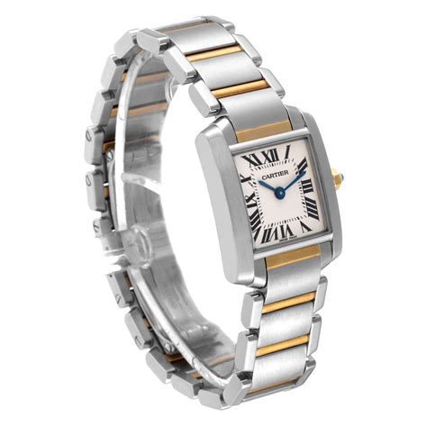 Cartier Tank Francaise Small Two Tone Ladies Watch W51007q4