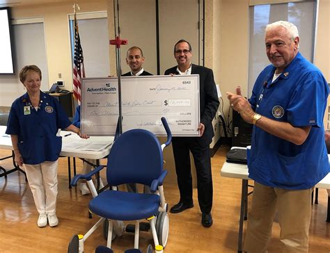 Adventhealth Volunteers Donate 10k Toward New Wheelchairs Observer