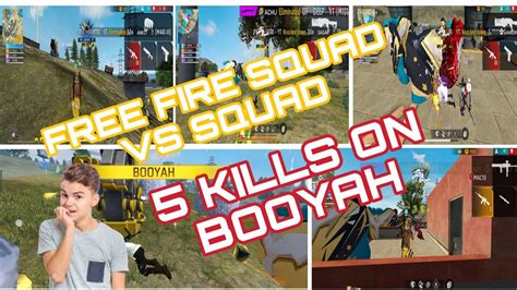 Squad Vs Squad Gameplay Free Fire Br Ranked On Booyah Solo Gaming