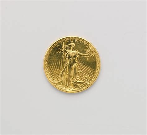 Augustus Saint Gaudens United States Twenty Dollar Gold Piece The