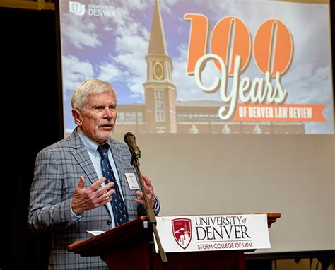 Denver Law Review Celebrates 100 Years