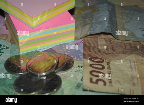 Indonesia Country Currency Financial Theme Stock Photo Alamy