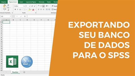 Exportando O Banco De Dados Do Excel Para O SPSS Aula 1 Parte 2