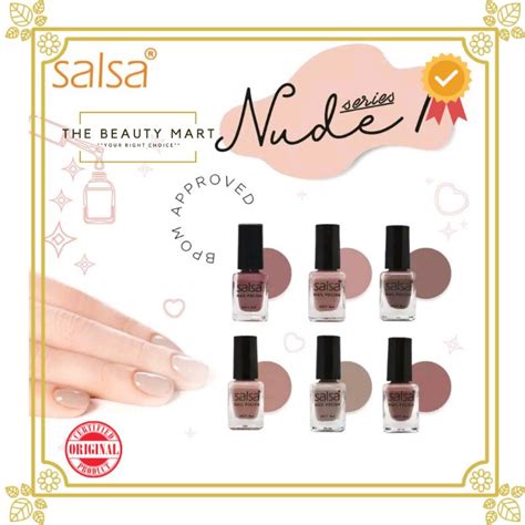 Jual Salsa Nail Polish Kutek Nude Ea Shopee Indonesia