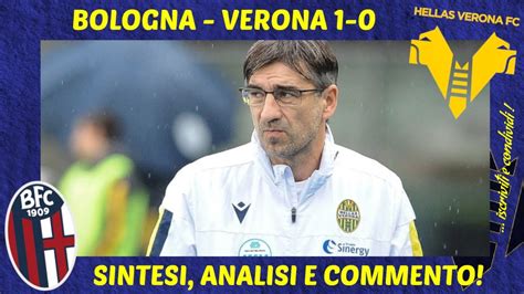 BOLOGNA VERONA 1 0 SINTESI ANALISI E COMMENTO YouTube