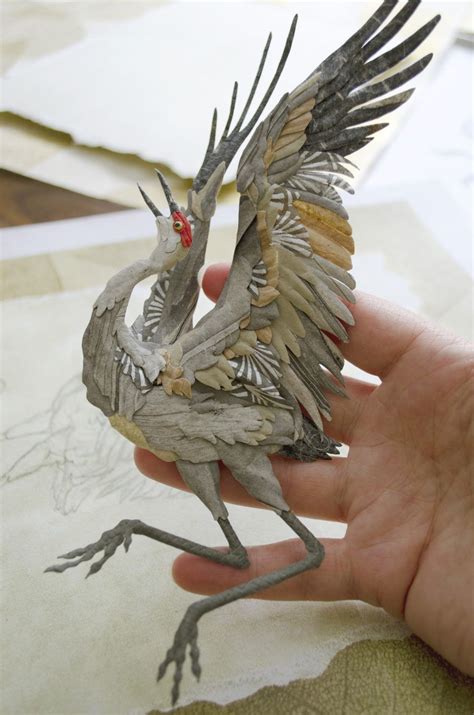 Carefully Molded Paper Is Shaped Into Personality Filled Animal