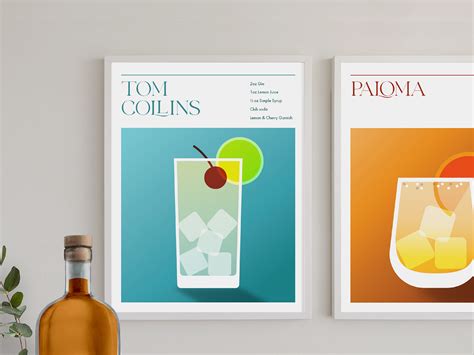 Cocktail Posters by Distant Studios on Dribbble