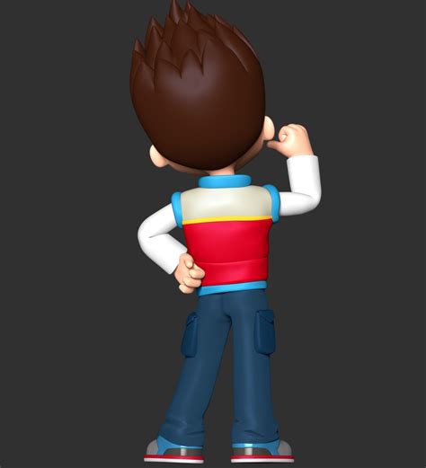 3d File Ryder Paw Patrol Leader 🐾 ・3d Printable Model To Download・cults