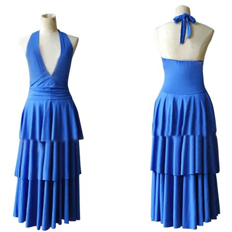 Breaking Dawn Twilight Bella Swan Blue Prom Dress Costume Cosplay Adult ...