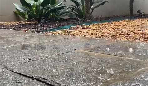 Chuva R Pida Granizo Assusta Moradores E Muda Clima Em Campo Grande