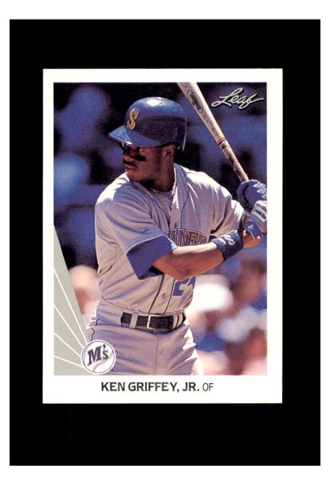 Leaf Ken Griffey Jr Seattle Mariners Cincinnati Reds Hall Of