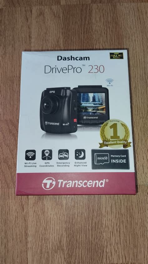 Transcend DrivePro 230 Dashcam Car Parts Accessories Audio Video