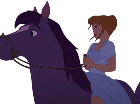 Cinderella on her horse by DracoAwesomeness on DeviantArt