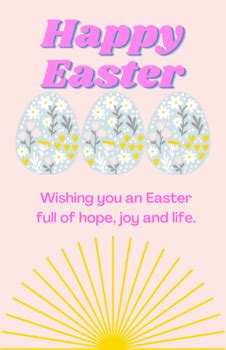 Happy Easter Tag By Ashley Cotton Tpt