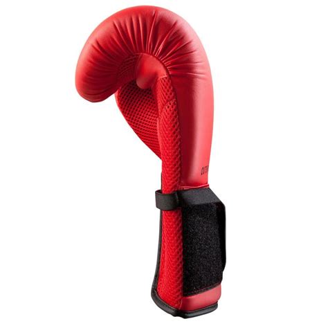 Gants De Boxe 100 Rouges Debutant Outshock Decathlon