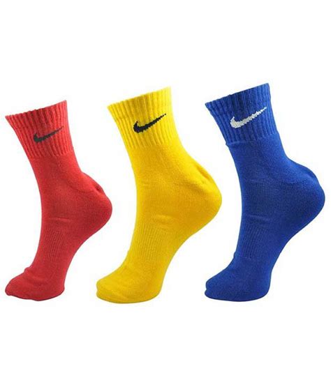 Nike Multi Casual Ankle Length Socks Men 3 Pair Pack Buy Nike Multi