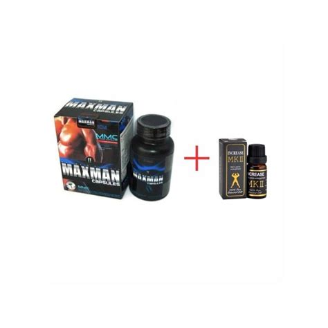 Shop Max Man Sex Enhancement Pills 100mg X 60 Caps Mk Ii Penis Enlargement Oil 10ml Online