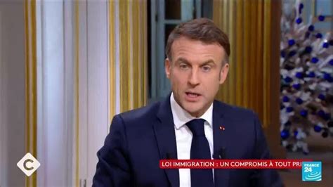 Loi Immigration Face Aux Fractures De Son Camp E Macron Défend Un Bouclier Qui Manque Au Pays