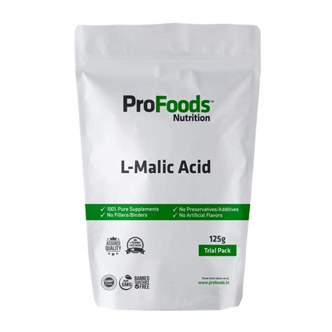 Buy L Malic Acid Powder & Supplements | Profoods | India