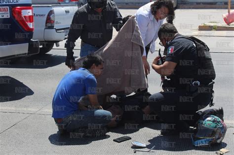 Padre E Hijo Sufren Accidente En Motocicleta