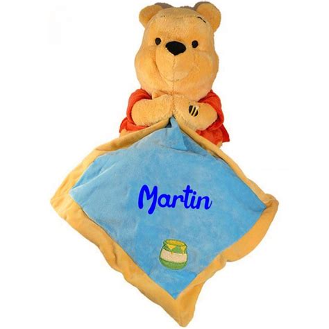 Doudou personnalisé Disney Winnie l Ourson