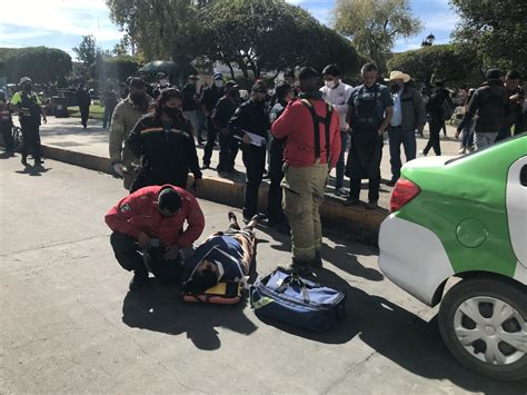 Mujer es atropellada en el Centro Histórico