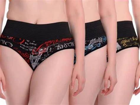 Ladies Black Cotton Printed Panties At Rs 45piece Printed Panty In