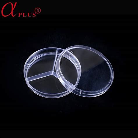 China Lab Supplies Disposable Plastic 35mm Bottom Glass Petri Dish