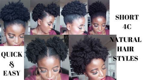 Easy Everyday Styles On My Short 4c Natural Hair Kenny Olapade Youtube