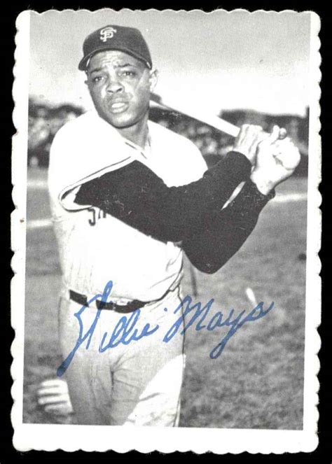 1969 Topps Deckle Edge Willie Mays San Francisco Giants 33 C18 EBay