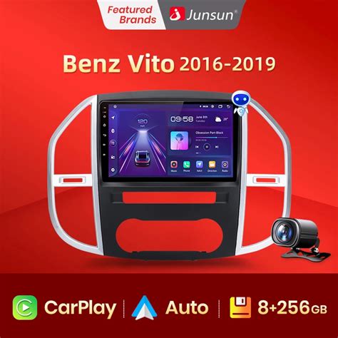 Junsun V Pro Ai Voice Din Android Auto Radio For Mercedes Benz Vito