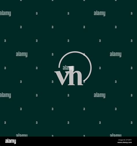 Vh Initials Logo Monogram Design Ideas Stock Vector Image Art Alamy