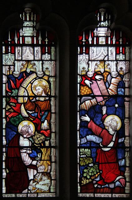 St Luke Charlton Stained Glass Window John Salmon Cc By Sa