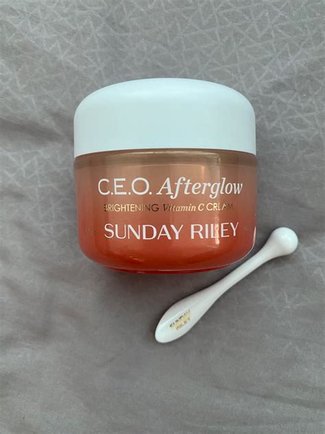 Sunday Riley C E O Afterglow Brightening Vitamin C Gel Cream Beauty