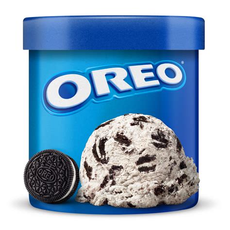 Oreo Frozen Dairy Dessert Chocolate Chip Flavor 1 5 Quart Cardboard