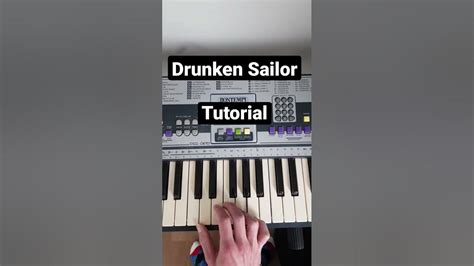 Drunken Sailor Easy Piano Tutorial How To Play Youtube