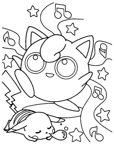 10 Jigglypuff Pokemon Coloring Page KoloringPages