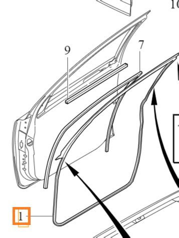 Uszczelka Drzwi Przednia Lewa Oe Volvo Xc Vsklep