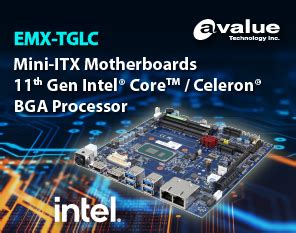 Avalue Introduces EMX TGLC A Mini ITX 11th Gen Intel CoreTM Celeron