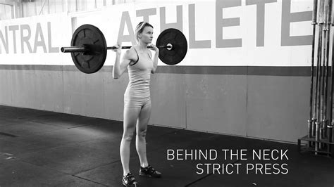 Behind The Neck Strict Press Youtube