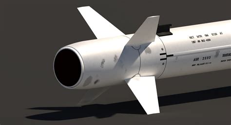 3d Asraam Missile Mbda Model