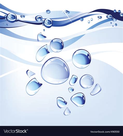 Water Wave Royalty Free Vector Image Vectorstock