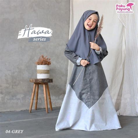 Jual Baju Muslim Gamis Anak Pakaian Anak Couple Adam And Hawa Shopee