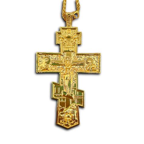 3 Bar Priest Pectoral Cross – Holy Archangel Candles